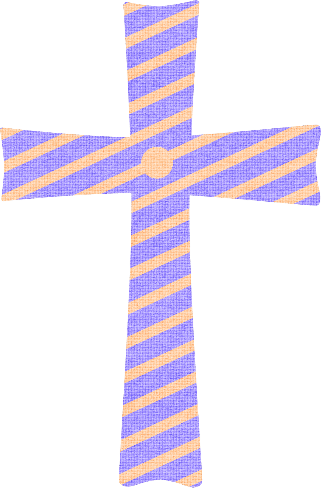 可爱卡通插画标志紫色手绘彩色十字架平面png素材图片