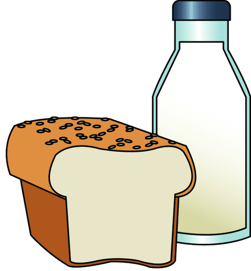 面包和牛奶设计面包和牛奶设计 bread and milk design bread and