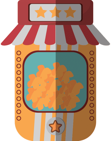 卡通爆米花机 cartoon popcorn machine