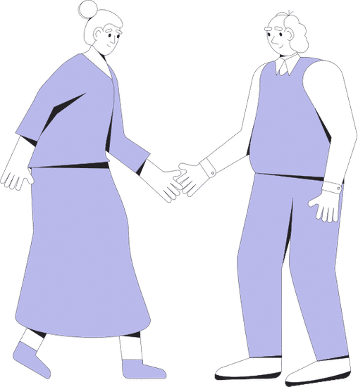 Couple Holding Hands Cartoon - 素材 - Canva可画