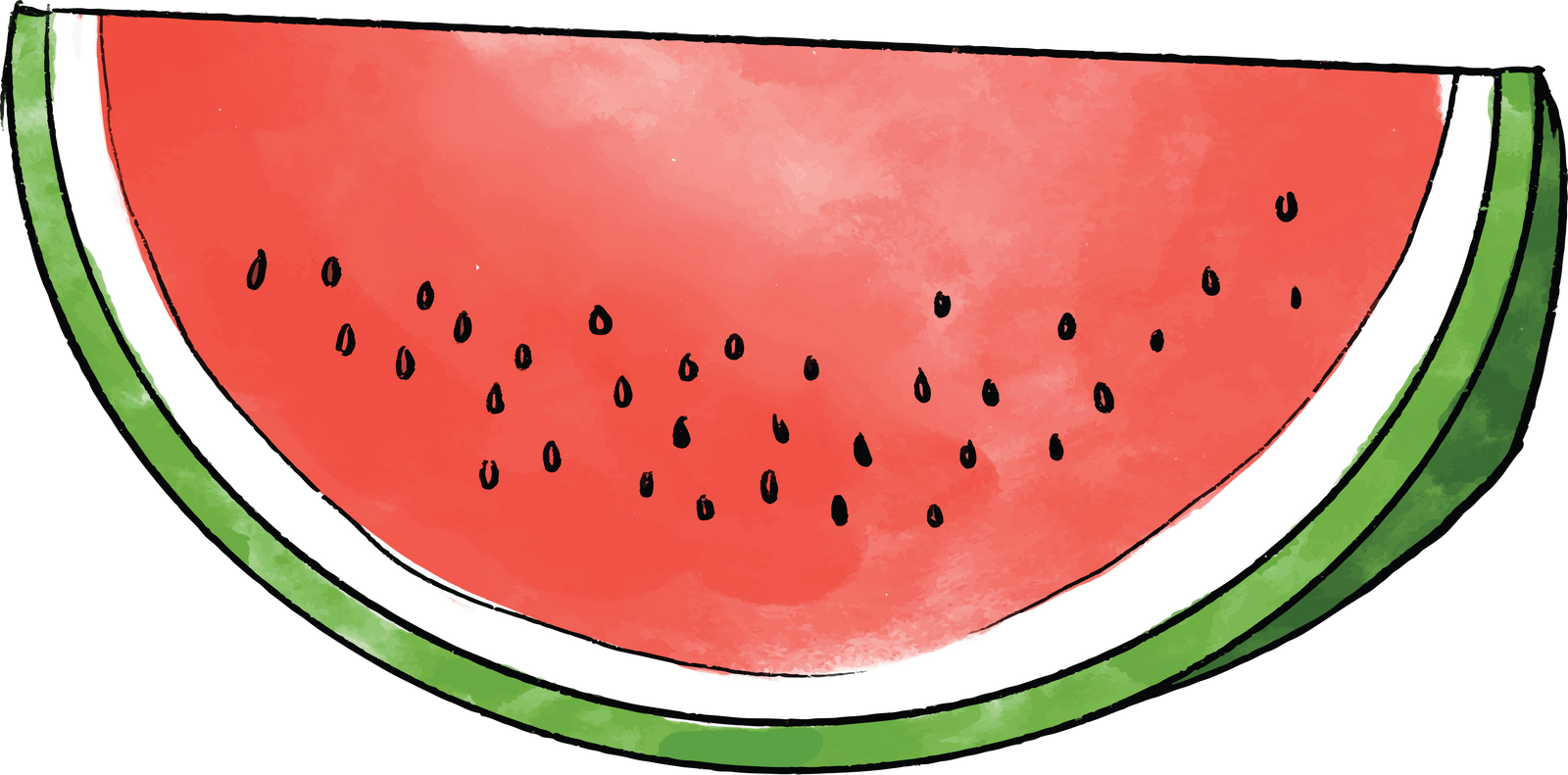 watermelonsliceillustration图片