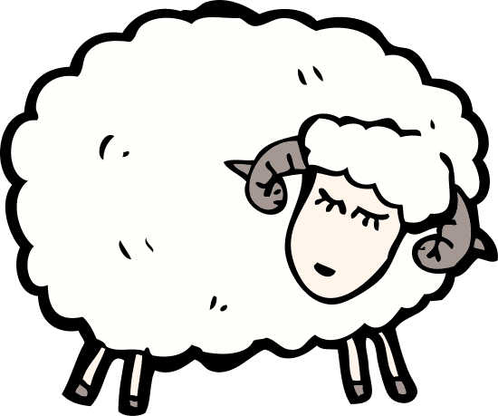 sheep怎么画简单图片