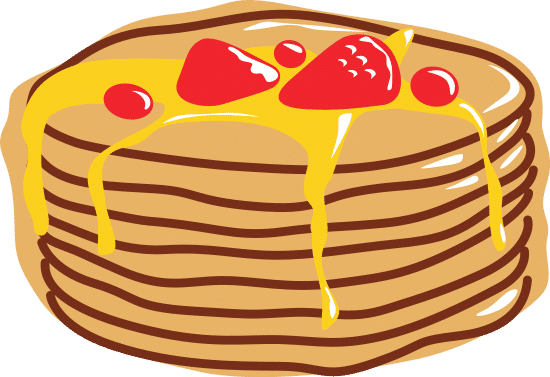 pancake 简笔画图片