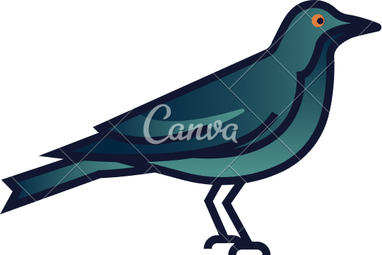 crow gradient illustration