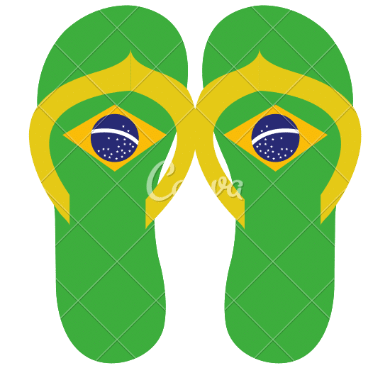Brazilian Flip Flops Icon - 素材 - Canva可画