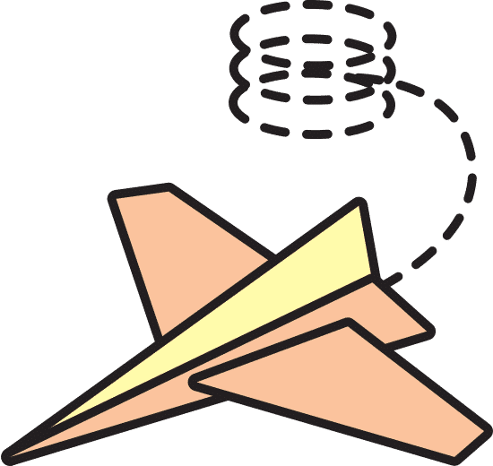 纸飞机创意理念图标线路带点paper Plane Creative Idea Icon Line Dotted素材 Canva可画