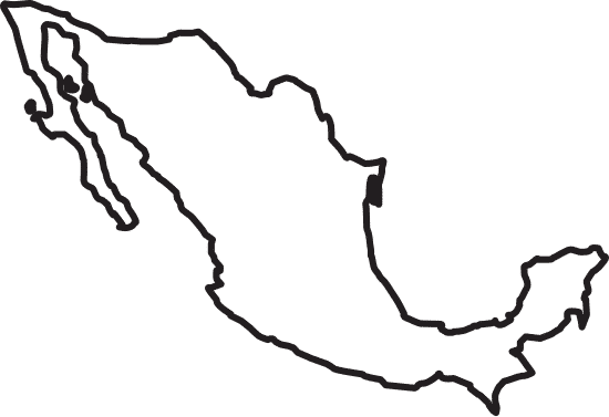 墨西哥地图 mexican map