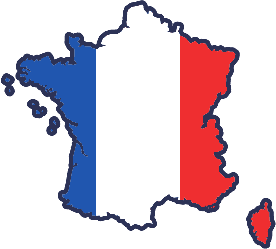 法国地图 france map素材 