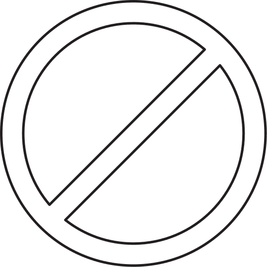 禁止的圆形标志图标禁止的圆形标志图标prohibited Round Sign Icon Prohibited Round Sign Icon素材 Canva可画