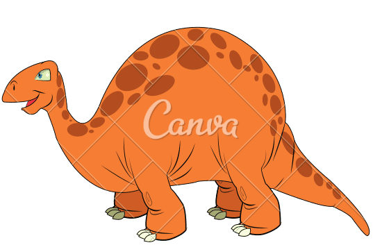 Cute Cartoon Dinosaur Comic - 素材- Canva可画