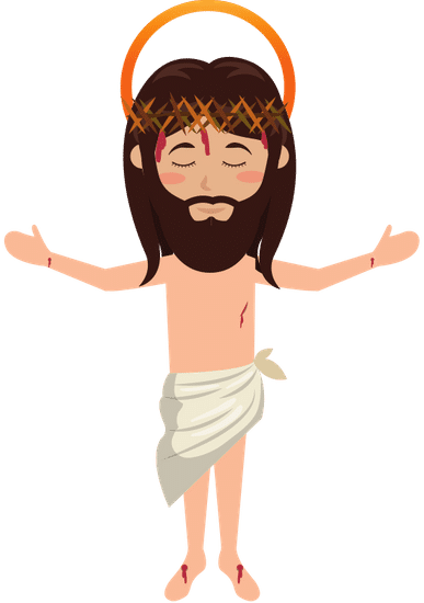 耶稣基督人卡通 jesus christ man cartoon