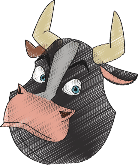 公牛头卡通 bull head cartoon bull head cartoon素材 