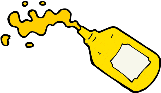 Cartoon Squirting Mustard Bottle Cartoon Squirting Mustard Bottle素材 Canva可画