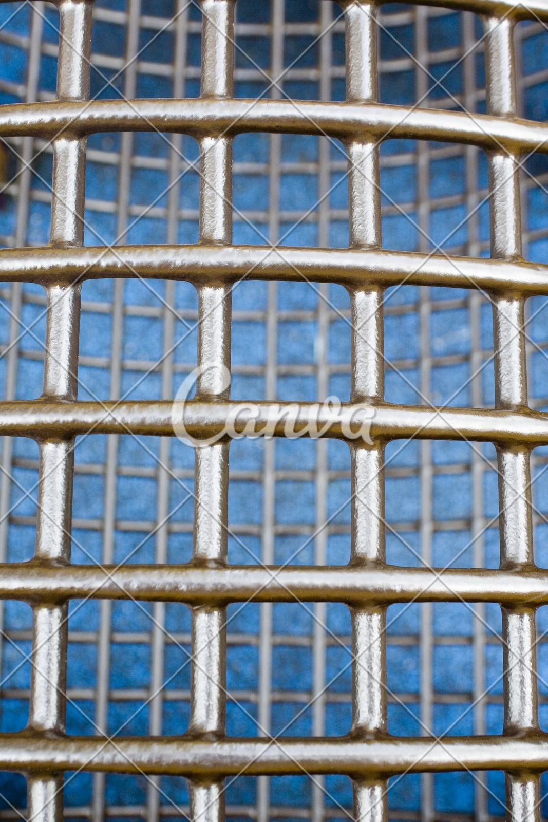 背景金属纹理铁抽象形状格子圆柱体铁丝网彩色图片