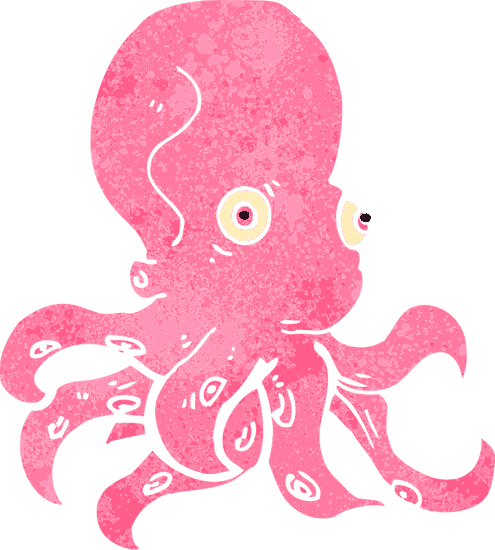 Octopus Octopus素材 Canva可画