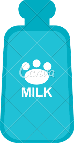 Milk Bottle Container - 素材 - Canva可画