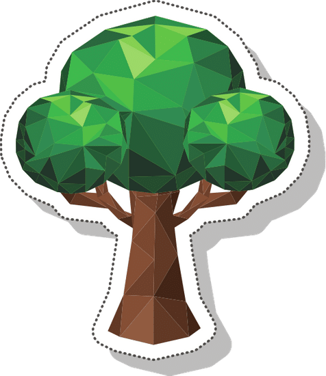 树苗木板图标tree Plant Isometric Icon素材 Canva可画