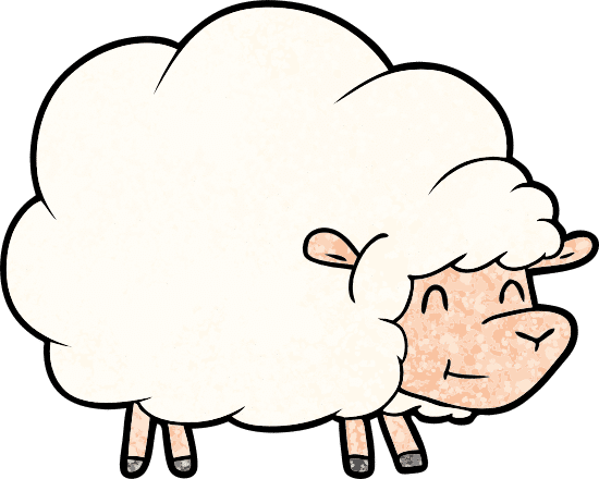 卡通羊图标cartoon Sheep Icon素材 Canva可画