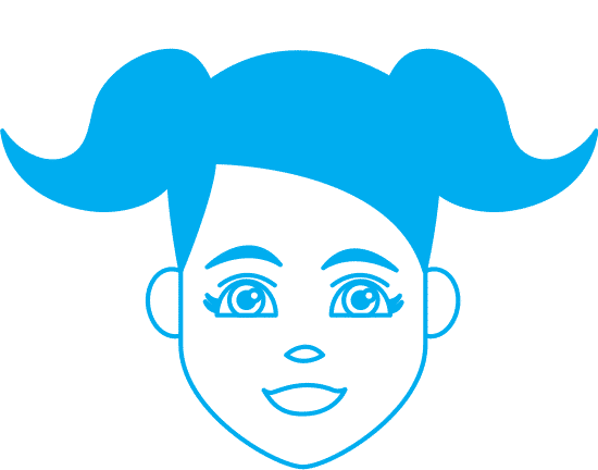 Woman Cartoon Icon 素材 Canva可画