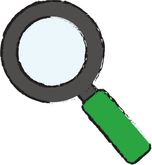 放大镜卢佩 magnifying glass lupe素材 canva可画