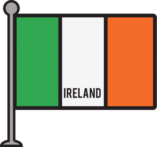 爱尔兰爱国旗帜 ireland patriotic flag