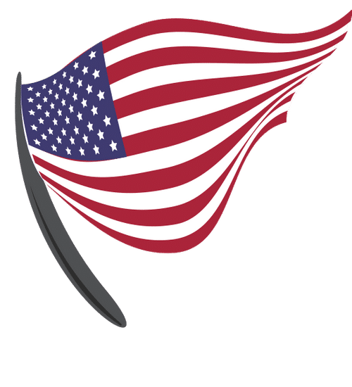美国怎么画国旗图片