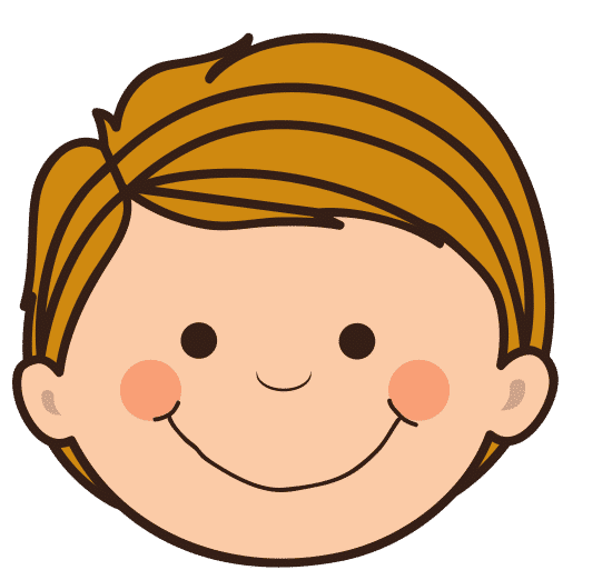 卡通儿童图标 cartoon child icon