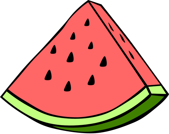 watermelon简笔画图片