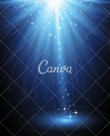 Abstract magic light background blue holiday Vector Image