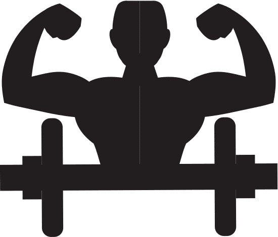健身房健美标志 fitness gym bodybuilding logo