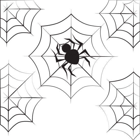 使用蜘蛛的万圣节background Halloween With Spider素材 Canva可画