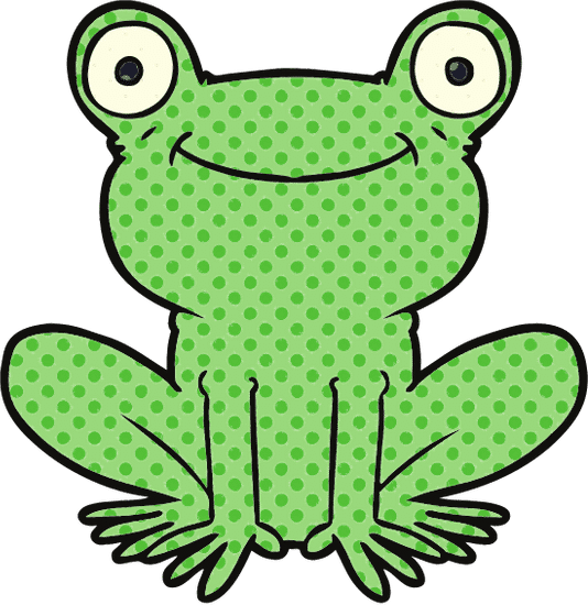 卡通青蛙 cartoon frog
