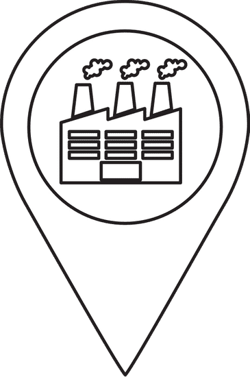 pin pointer location icon 