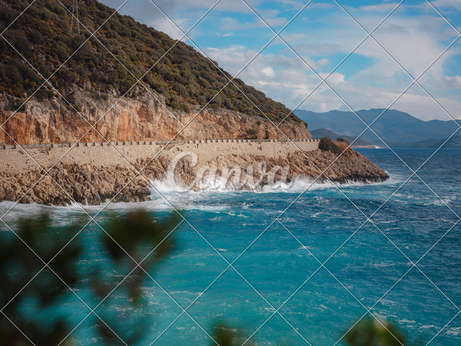 Kaputas beach, Mediterranean Sea, Kas, Turkey图片 - Canva可画