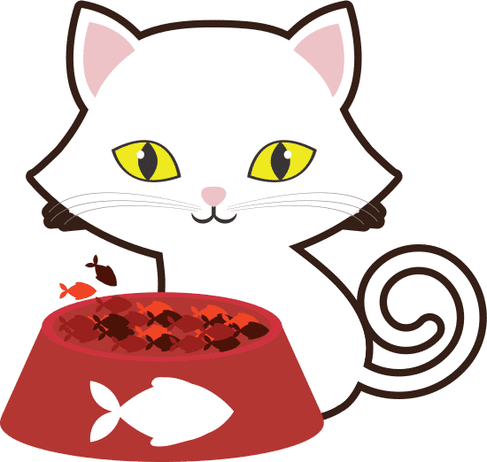 猫吃鱼cateatingfish