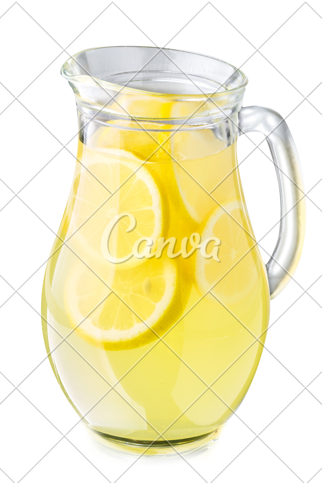黄色柠檬白色饮料水壶清新玻璃杯水罐摄影柠檬汁