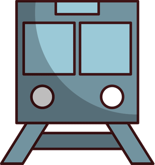 地鐵運輸圖標 subway transport icon