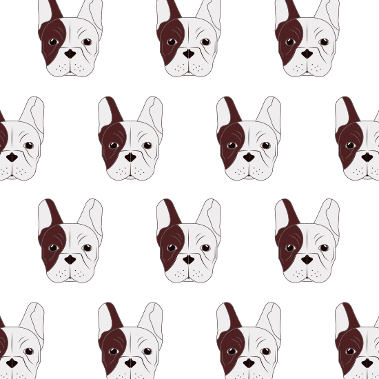 法国斗牛犬图案背景法国斗牛犬图案背景french Bulldog Pattern Background French Bulldog Pattern Background素材 Canva可画