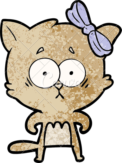 Cartoon Cat Vector Illustration 素材 Canva可画