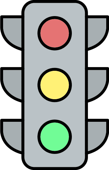 traffic light icon design 