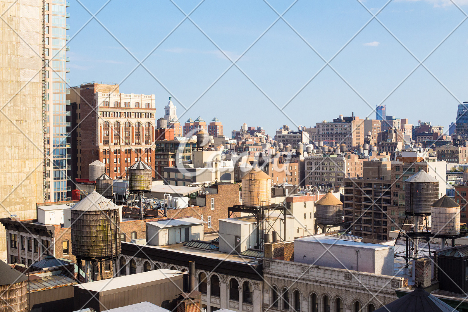 设计办公室户外城市天际线摩天大楼居住区都市风景美国纽约摄影