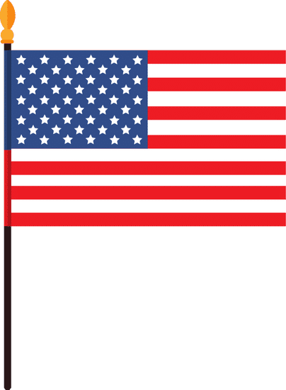 美国国旗 usa flag素材 canva可画