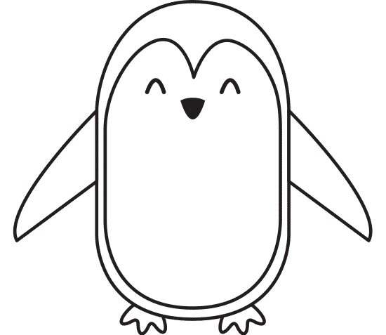 penguin cartoon icon image 