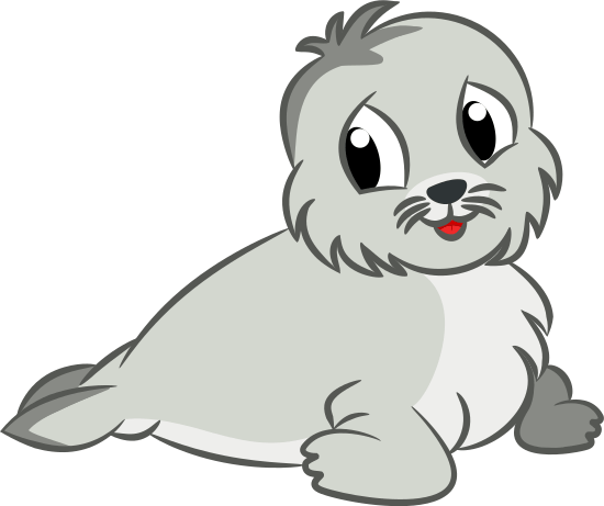 baby seal illustration