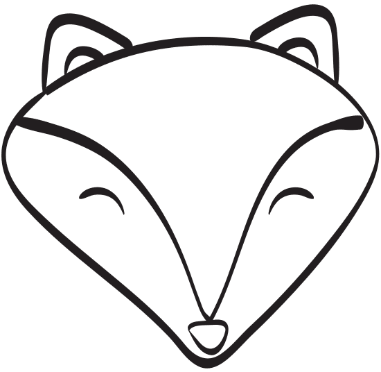 福克斯卡通图标 fox cartoon icon