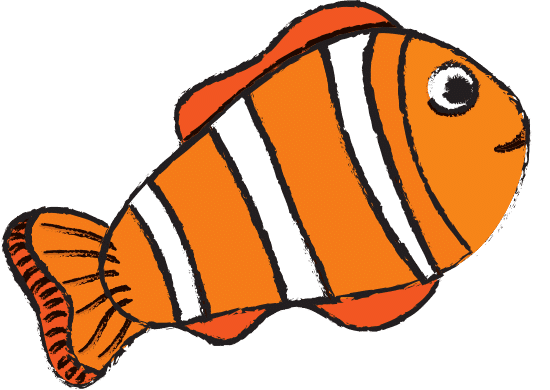 clown fish cartoon