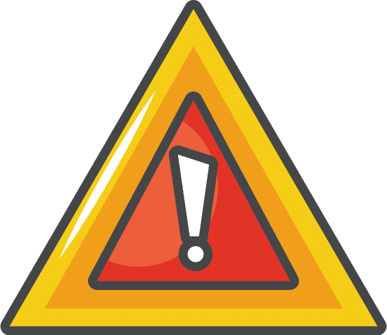 Warning Alert Sign Industrial Safety Fill素材 Canva可画