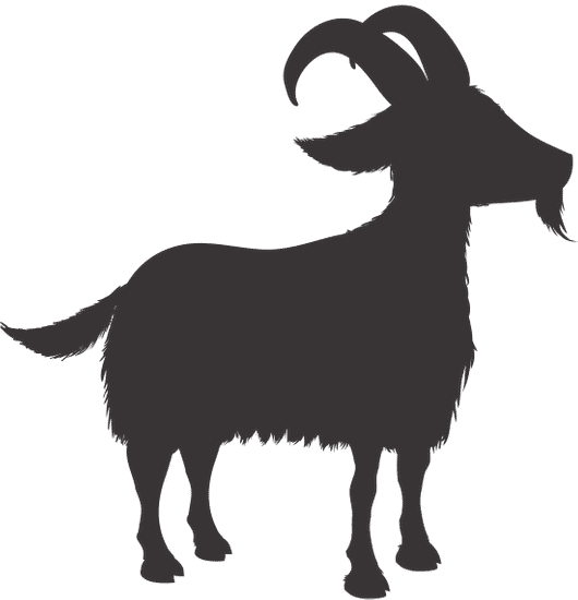 山羊动物农场宠物符号图标 矢量图形goat Animal Farm Pet Character Icon Vector Graphic素材 Canva可画