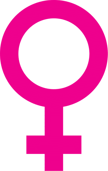 女性符号图标孤立 female symbol isolated icon