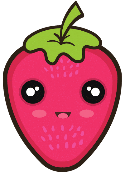 可爱卡通草莓可爱卡通草莓 kawaii cartoon strawberry kawaii